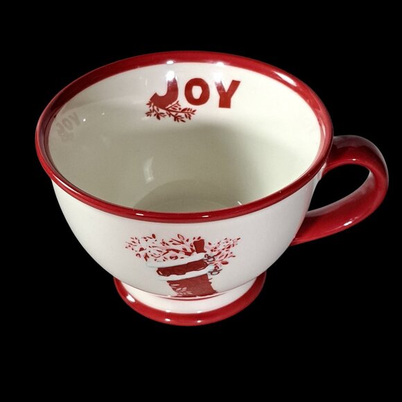 Starbucks Holiday 2007‎ Joy Stocking Footed Mug Cup Coffee Tea Christmas - Picture 9 of 10